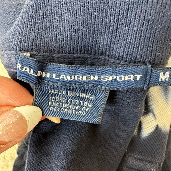 Ralph Lauren Sport Blue Label Logo Dress Color Tie Die Women’s Size M Golf - Picture 9 of 12